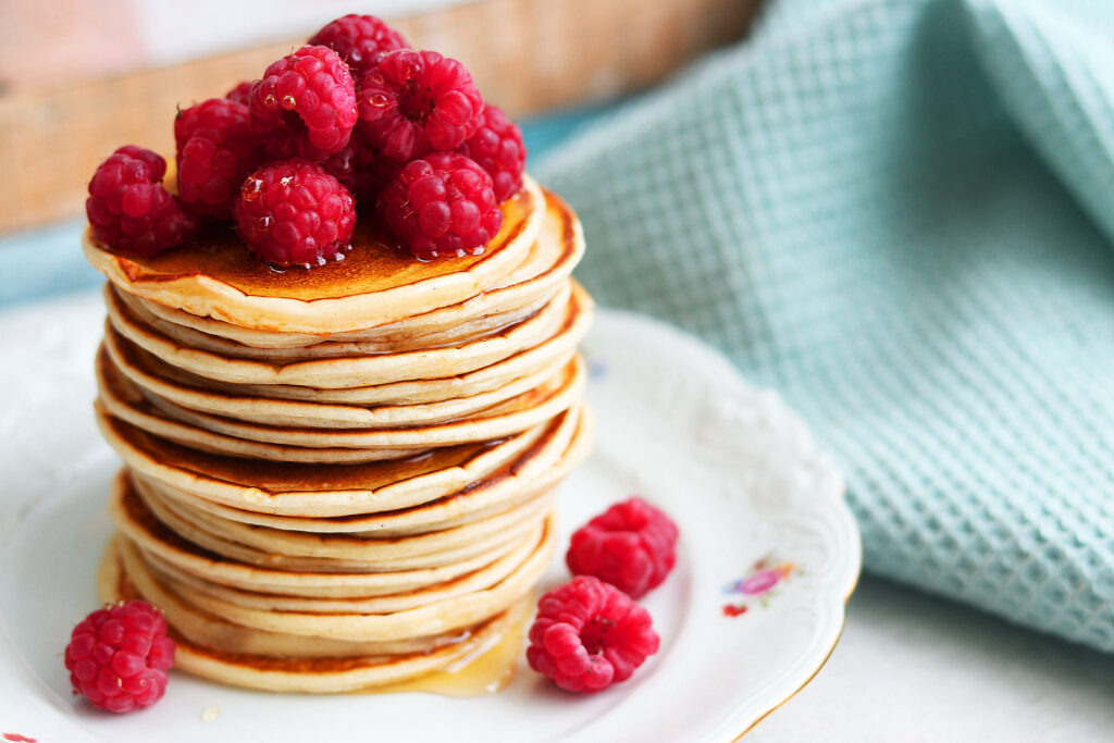 Amerikanska pannkakor utan ägg