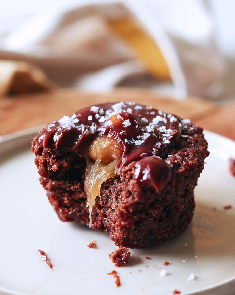 veganska kladdkakemuffins jordnötter