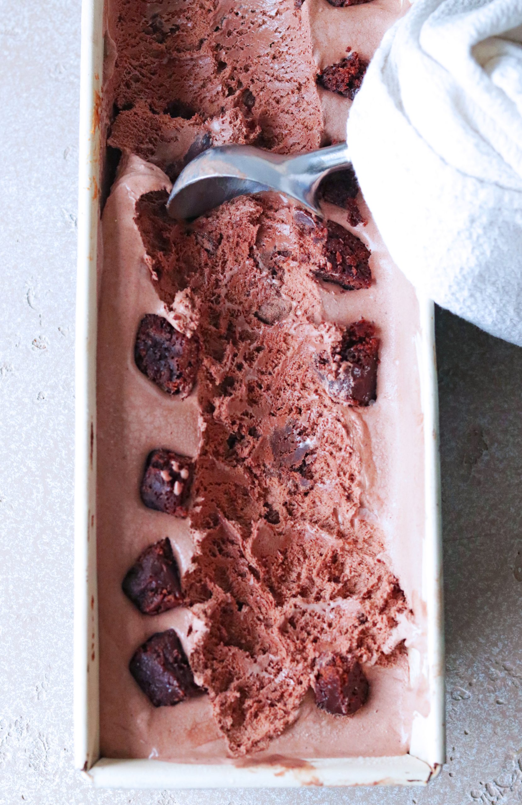 Vegansk brownieglass