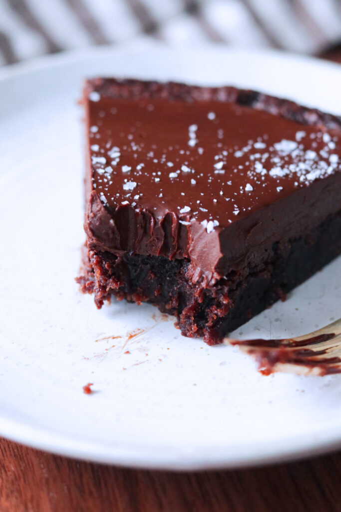 Kladdkaka utan ägg och mjölk