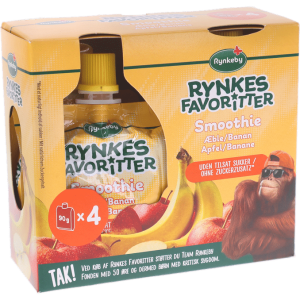 Rynkeby Favorit Smoothie Äpple Banan 4-pack