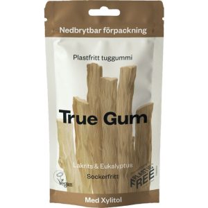 True Gum 5 x Tuggummi Lakrits