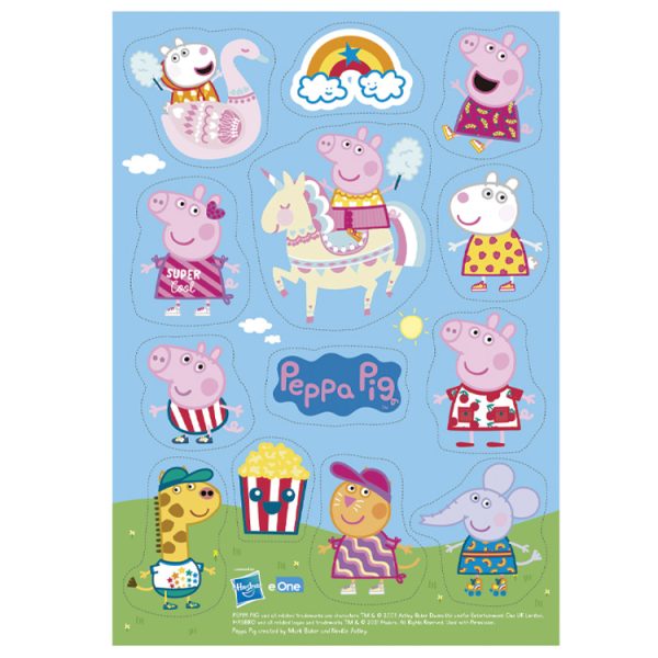 Greta Gris/Peppa Pig Ätbara Muffinsdekorationer