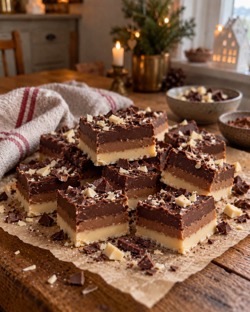 Trippel chokladfudge